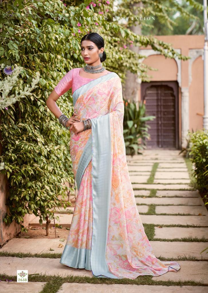 Kashvi Tanvi Fancy Chiffon Printed Ethnic Wear Designer Saree Collection